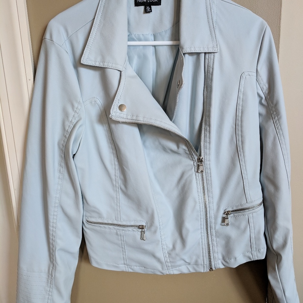 Baby blue jacket